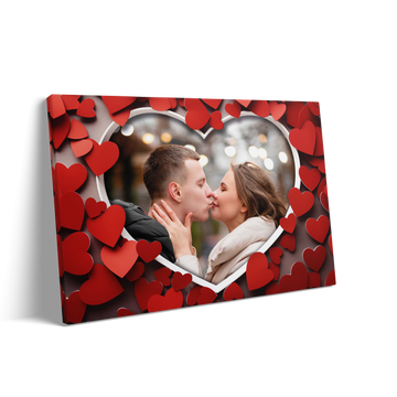 TABLOU CANVAS PERSONALIZAT INIMA 2